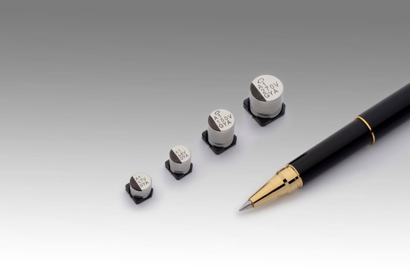 GYA Series Conductive Polymer Hybrid Aluminum Electrolytic Capacitors