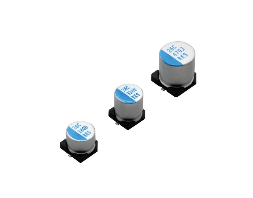 Conductive Polymer Aluminum Solid Electrolytic Capacitors FPCAP : RKS